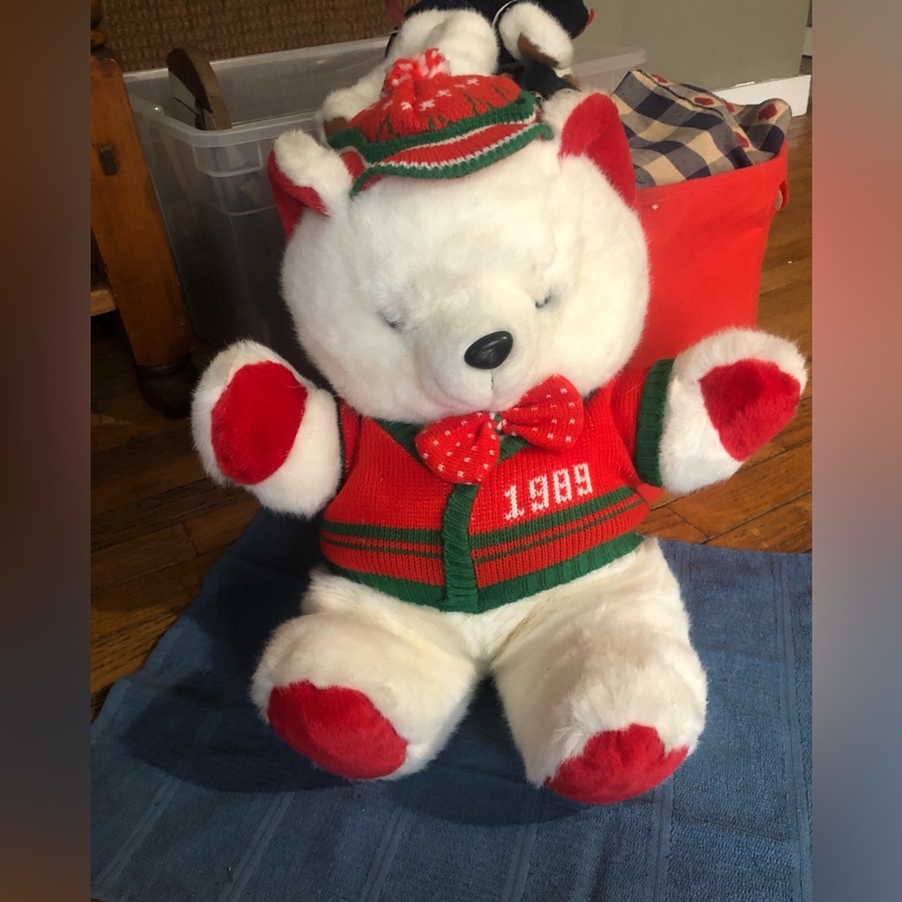 Vintage 1989 Kmart Bear from the Santa’s Club Collection